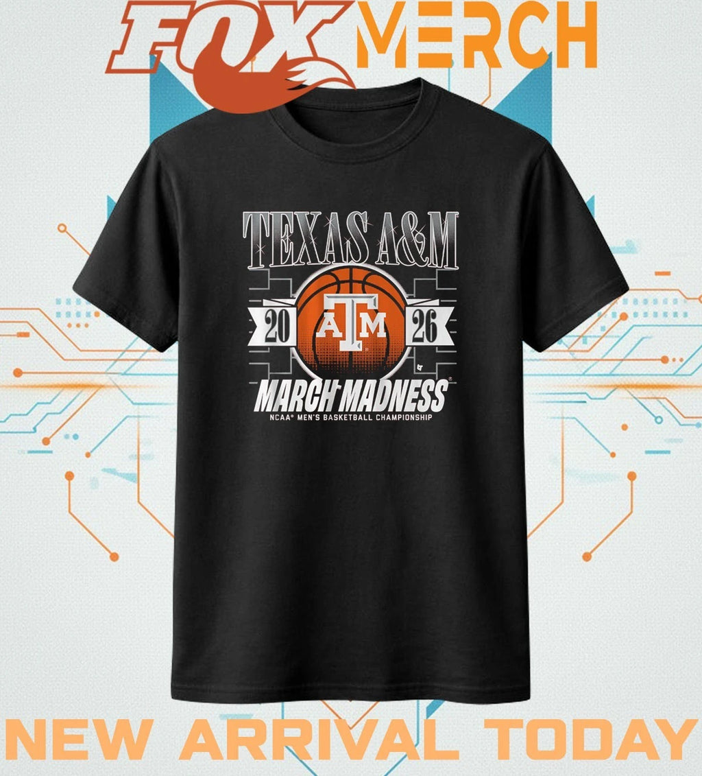 Texas A&amp;M Aggies Men’s Basketball 2026 March Madness t-shirt