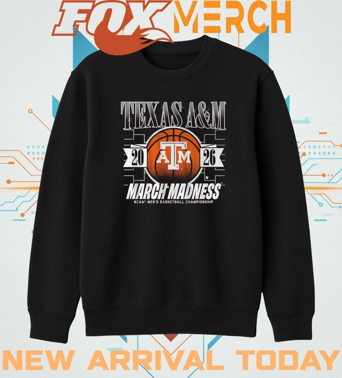 Texas A&amp;M Aggies Men’s Basketball 2026 March Madness t-shirt