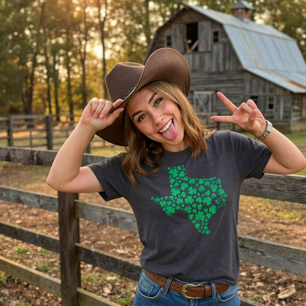 Texas State Clover Women's T Shirt