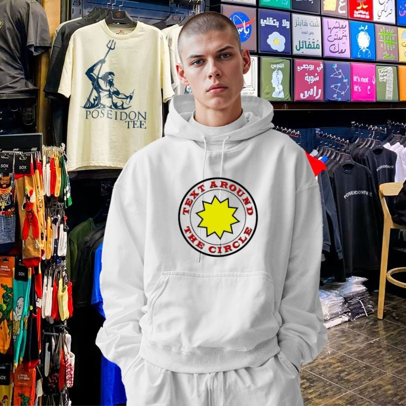 Text Around The Circle T-shirt