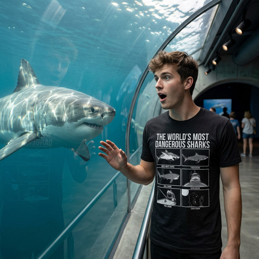 The Worlds Most Dangerous Sharks Men's T Shirt