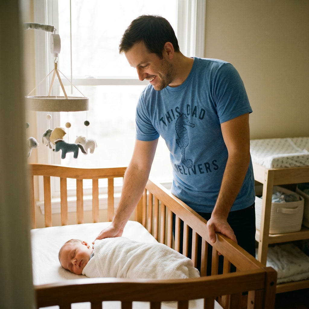 This Dad Delivers Men's T Shirt