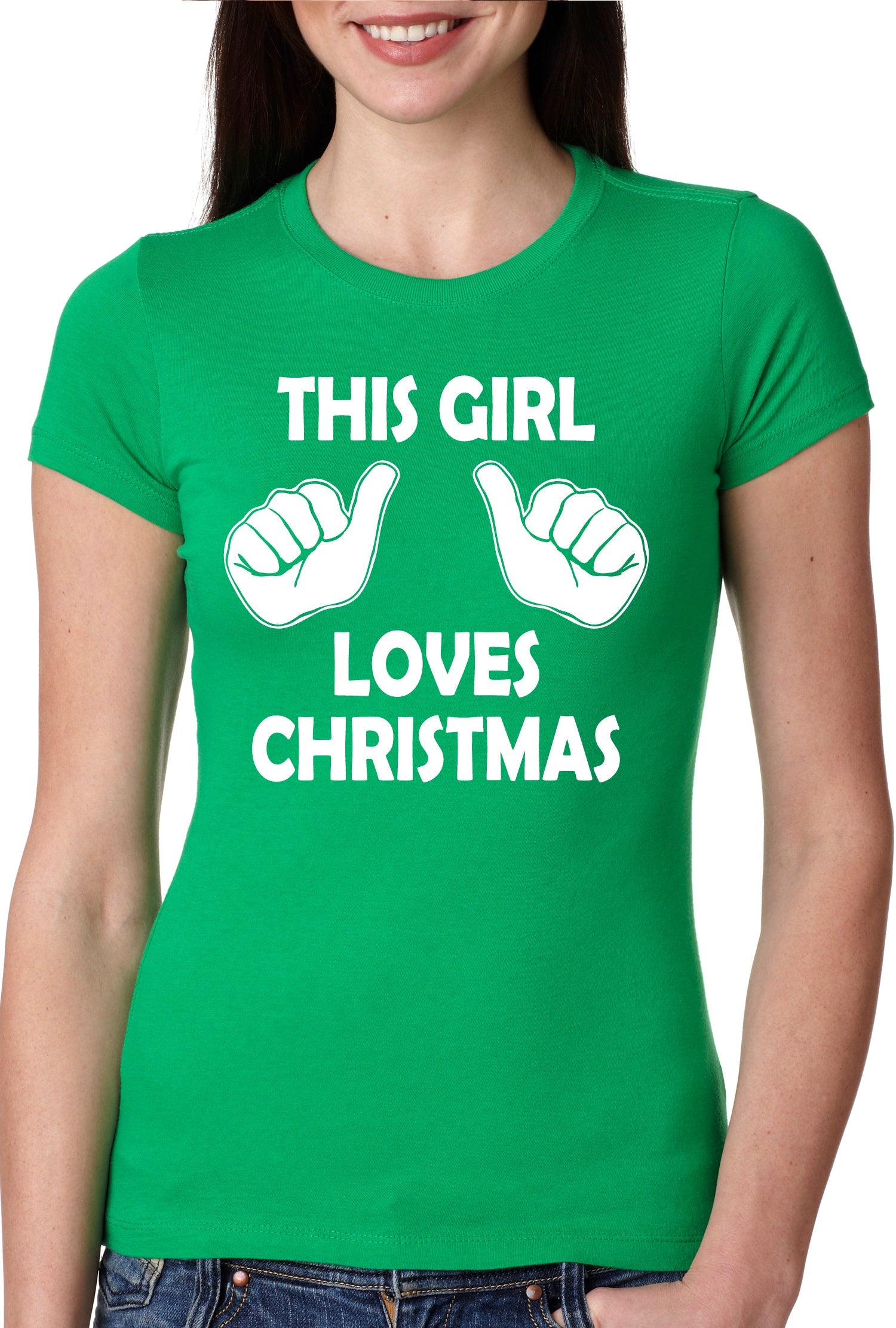 This Girl Loves Christmas Women's T Shirt