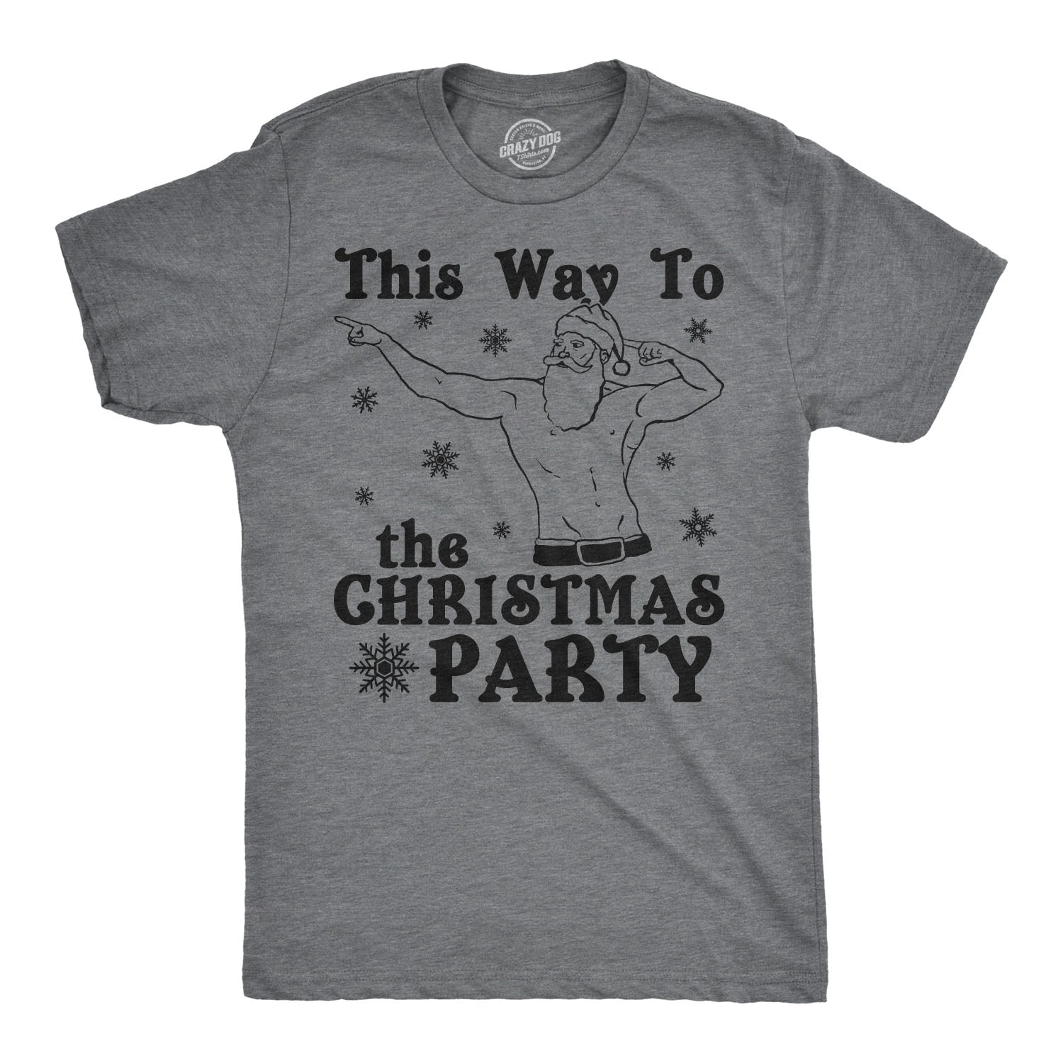 This Way To The Christmas Party Men's T Shirt