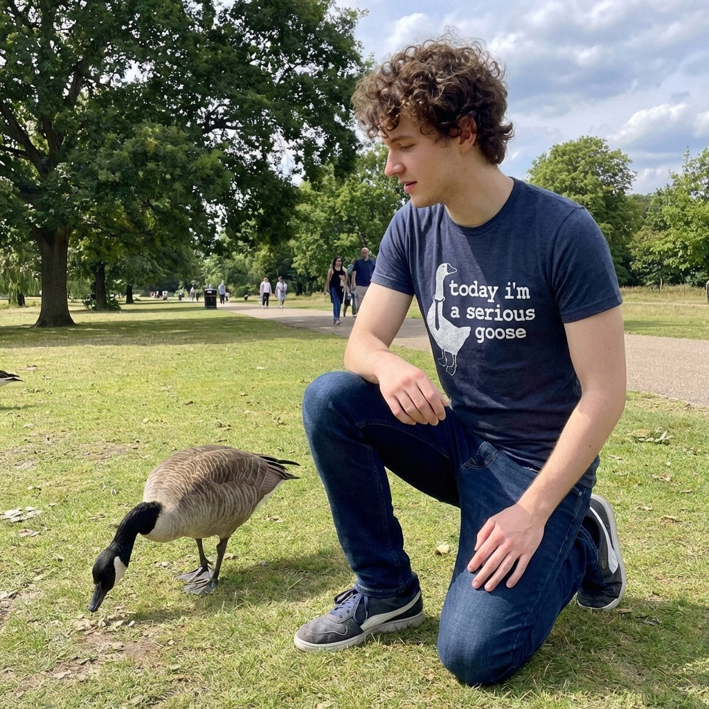 Today I'm a Serious Goose Men's T Shirt