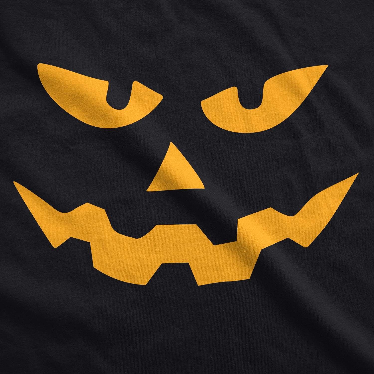Triangle Nose Pumpkin Face Halloween Men's T Shirt