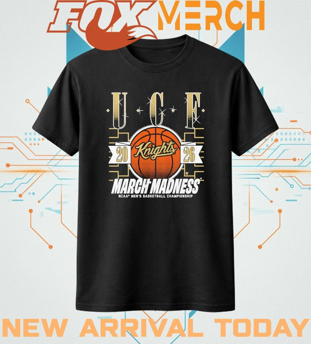 UCF Knights Men’s Basketball 2026 March Madness t-shirt