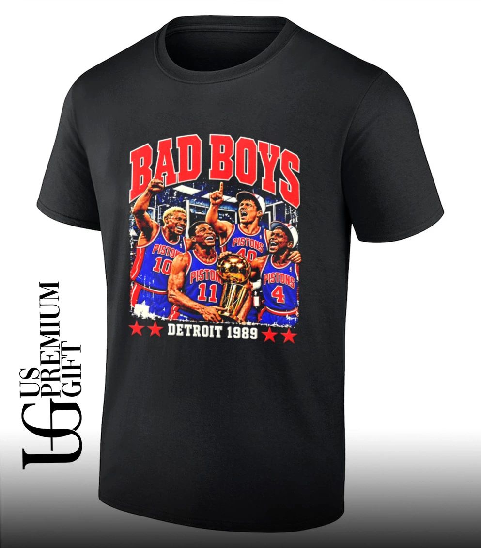 Detroit Piston NBA Bad Boys 1989 vintage shirt
