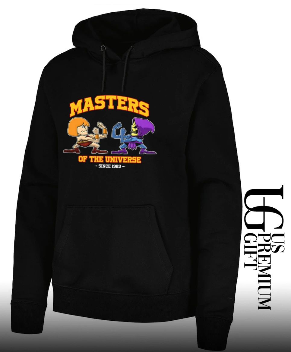 He Man Skeletor Masters Of The Universe 1983 and Skeletor flexing muscles cartoon shirt