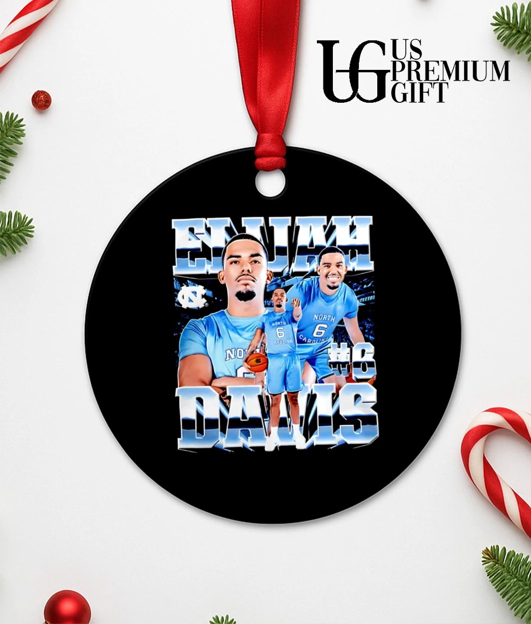 Elijah Davis 6 North Carolina Tar Heels NCAA Basketball shirt