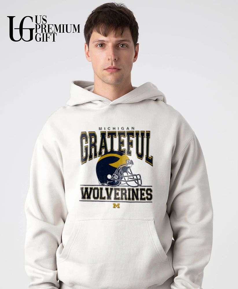 University Of Michigan Wolverines x Grateful Dead Steal Your helmet shirt