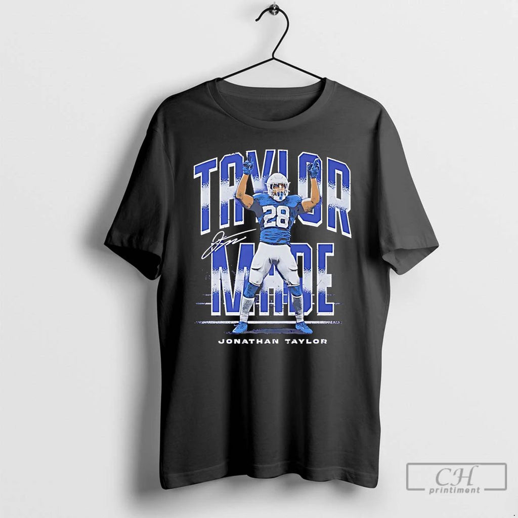 Classic Jonathan Taylor Indianapolis Colts Taylor Made Signature Vintage T Shirts Hoodie Longsleeve