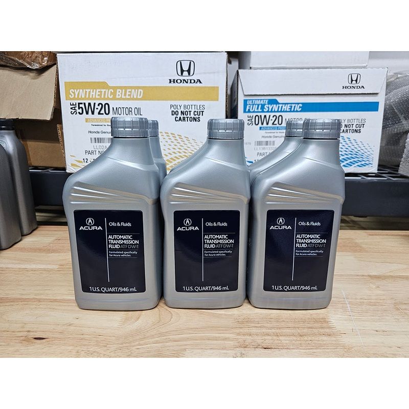OEM Honda Acura ATF-DW1 Automatic Transmission Fluid 6 Quart Kit