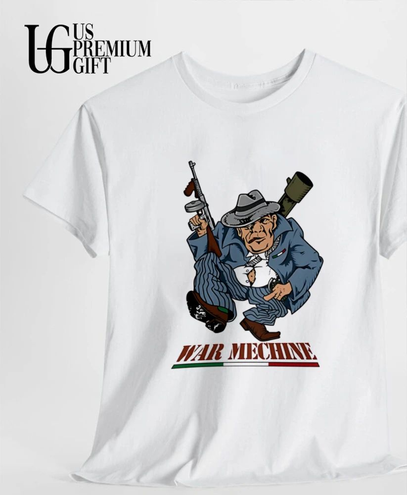 War Mechine Gangster Mobster Mafia Tommy gun shirt