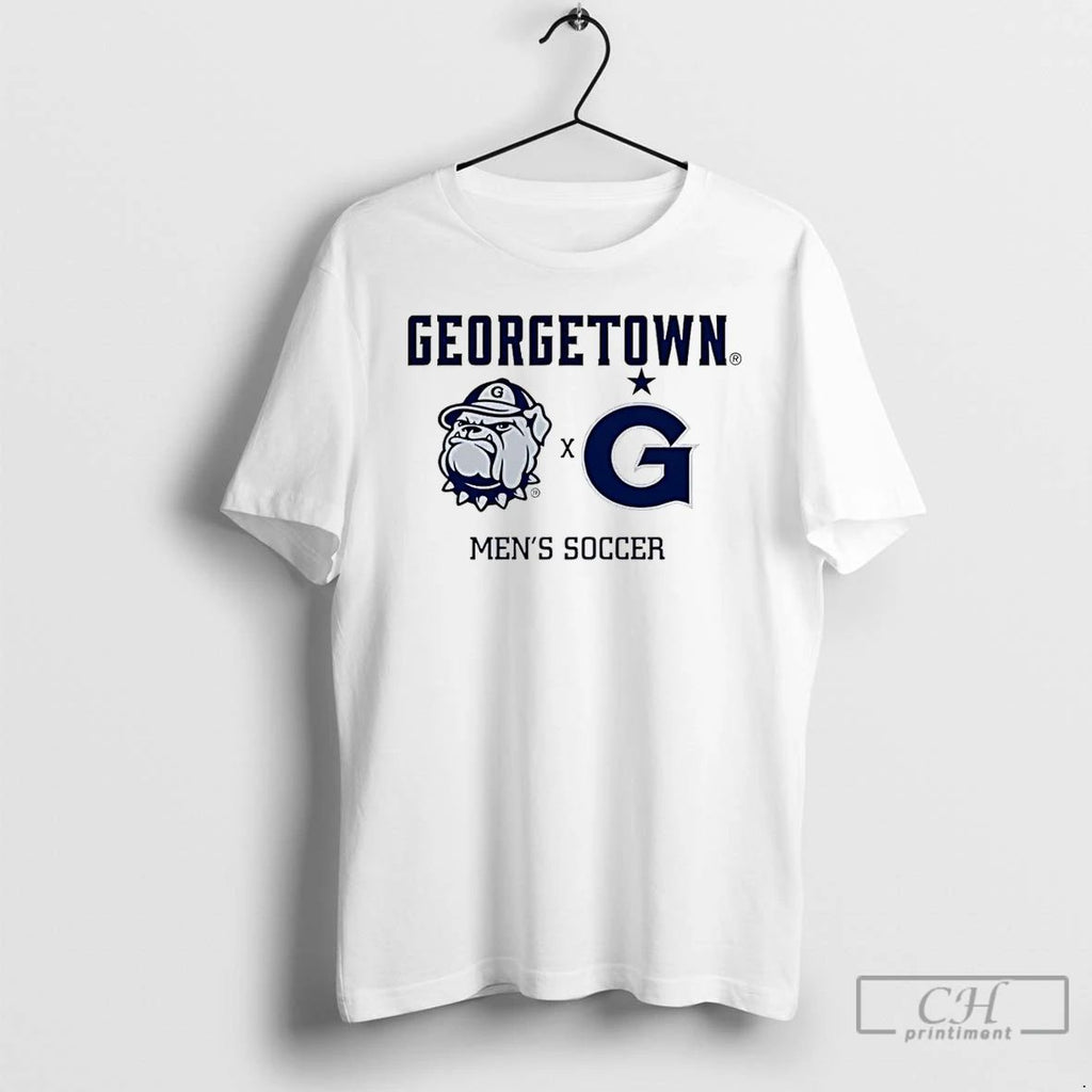 Classic Georgetown Mens Soccer 2025 Logo T Shirts Hoodie Longsleeve
