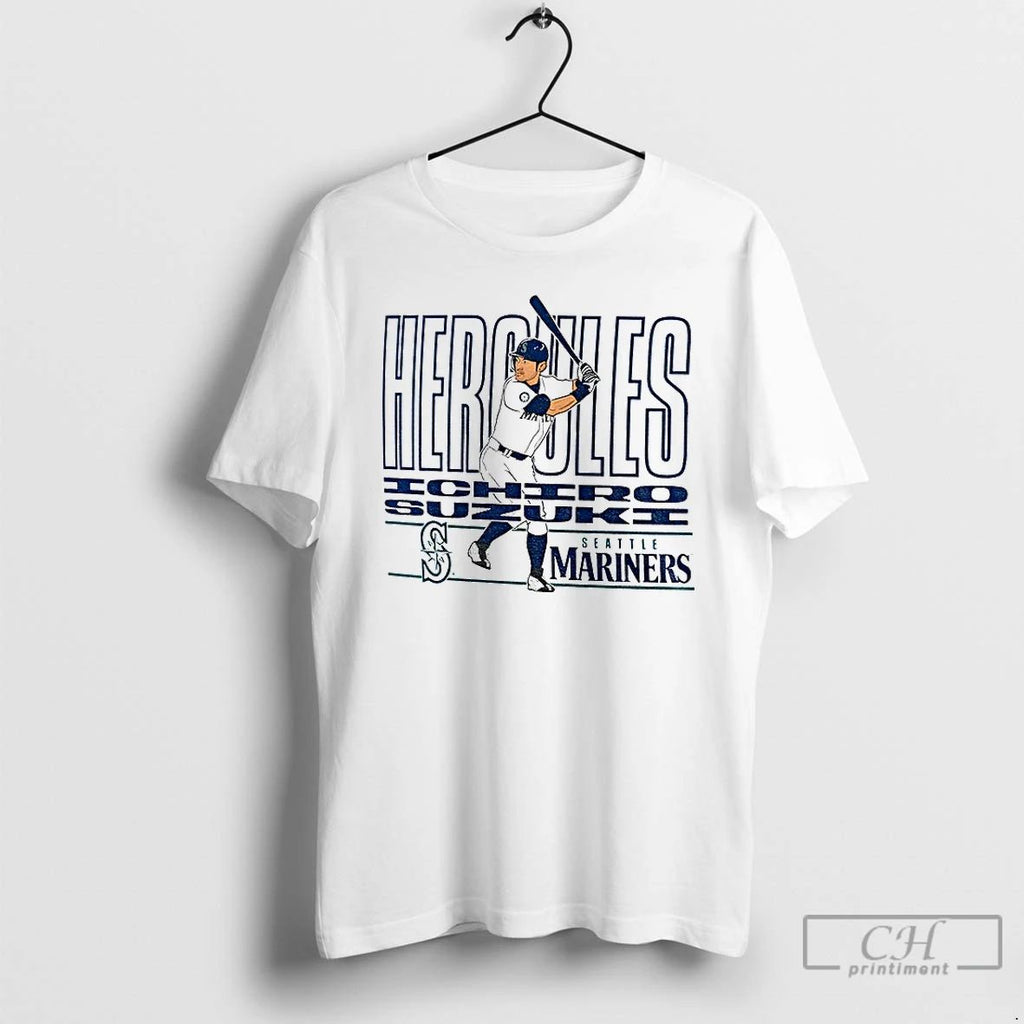 Ichiro Suzuki Seattle Mariners Cooperstown Player Mlb Baseball 2025 T Shirts