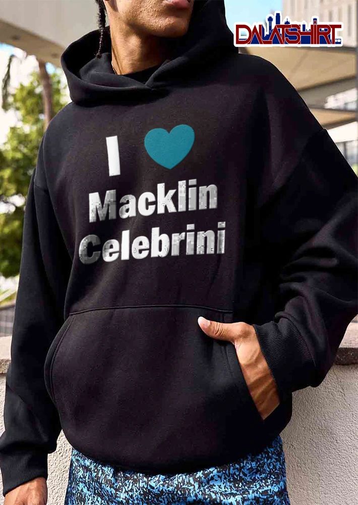 San Jose Sharks Macklin Celebrini I Macklin Celebrini heart symbol text design shirt