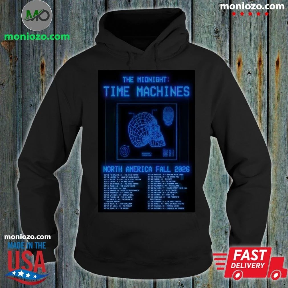 The Midnight Time Machines 2026 North America Fall Tour Poster Shirt