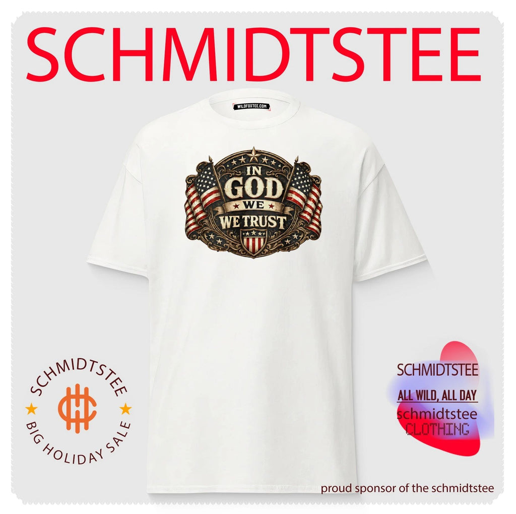 In God We Trust Patriotic Flag Emblem USA shirt