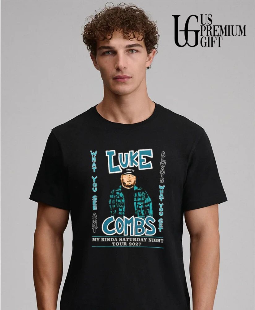 Luke Combs My Kinda Saturday Night World Tour 2027 shirt