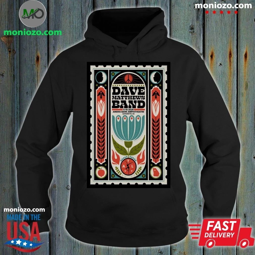 Dave Matthews Band Concert Tour Alpharetta, Georgia May 15, 2026 Poster T-Shirt