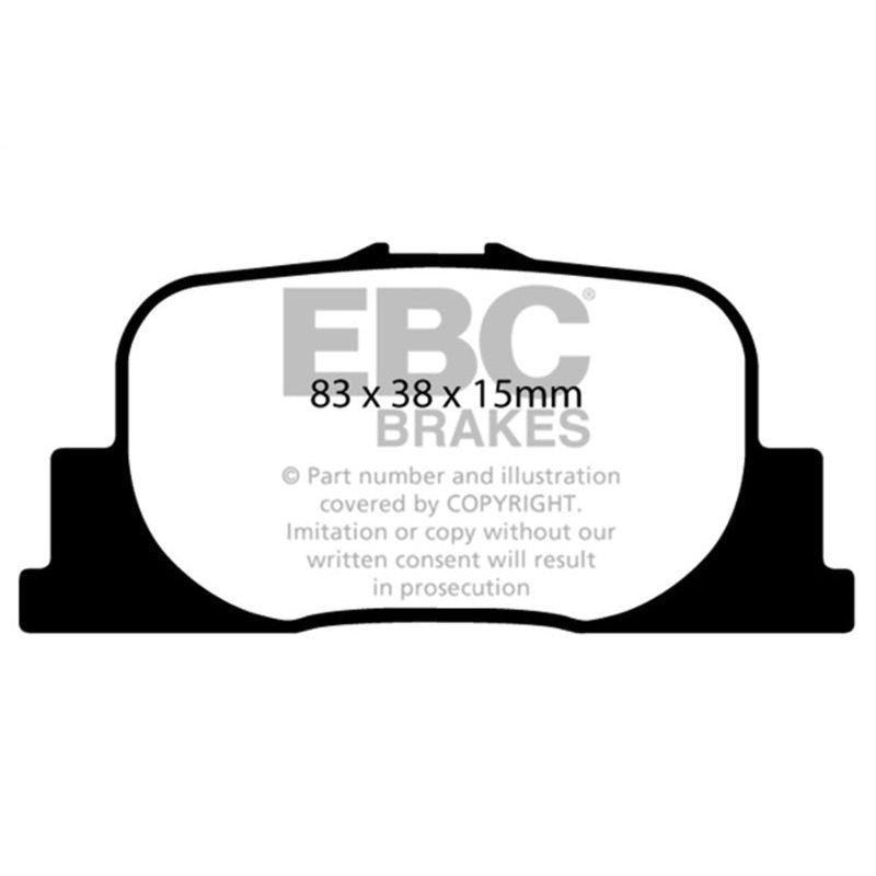 EBC 00-01 Lexus ES300 3.0 Greenstuff Rear Brake Pads