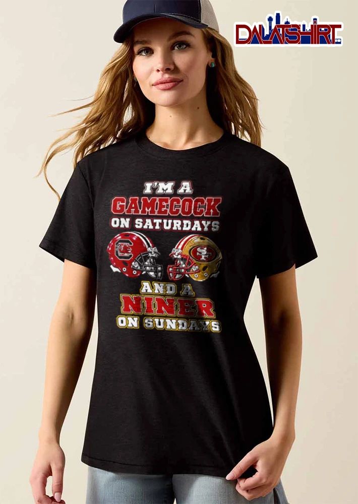 I Am A Gamecock On Saturdays And A Niner On Sundays shirt