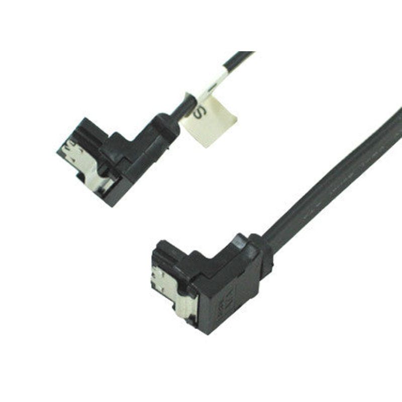 OKGEAR 24 inch SATA 3.0 cable, right angle to right angle,black color #GC24AKM22