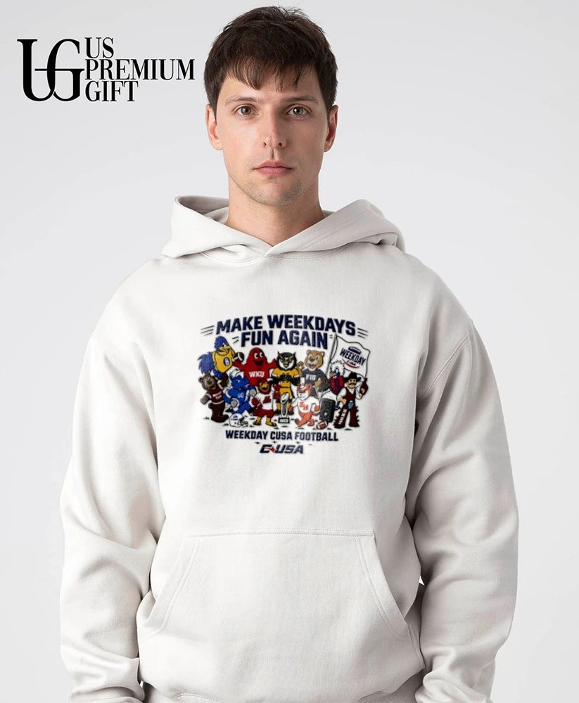 Make Weekdays Fun Again CUSA Football mascot shirt