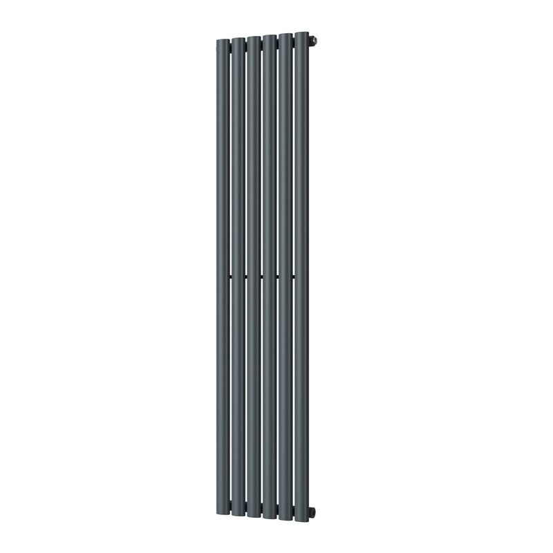 Omeara – Anthracite Vertical Radiator H1600mm x W348mm Single Panel