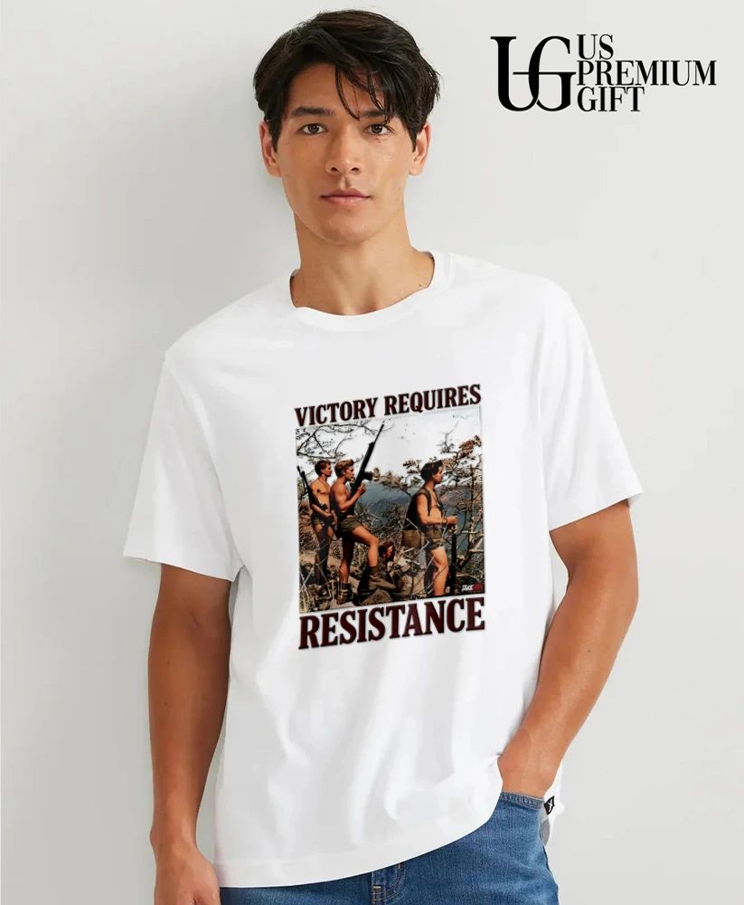 Victory Requires Resistance Military Soldiers shirt