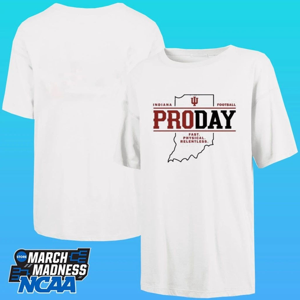 Fernando Mendoza Indiana Pro Day Football Shirt