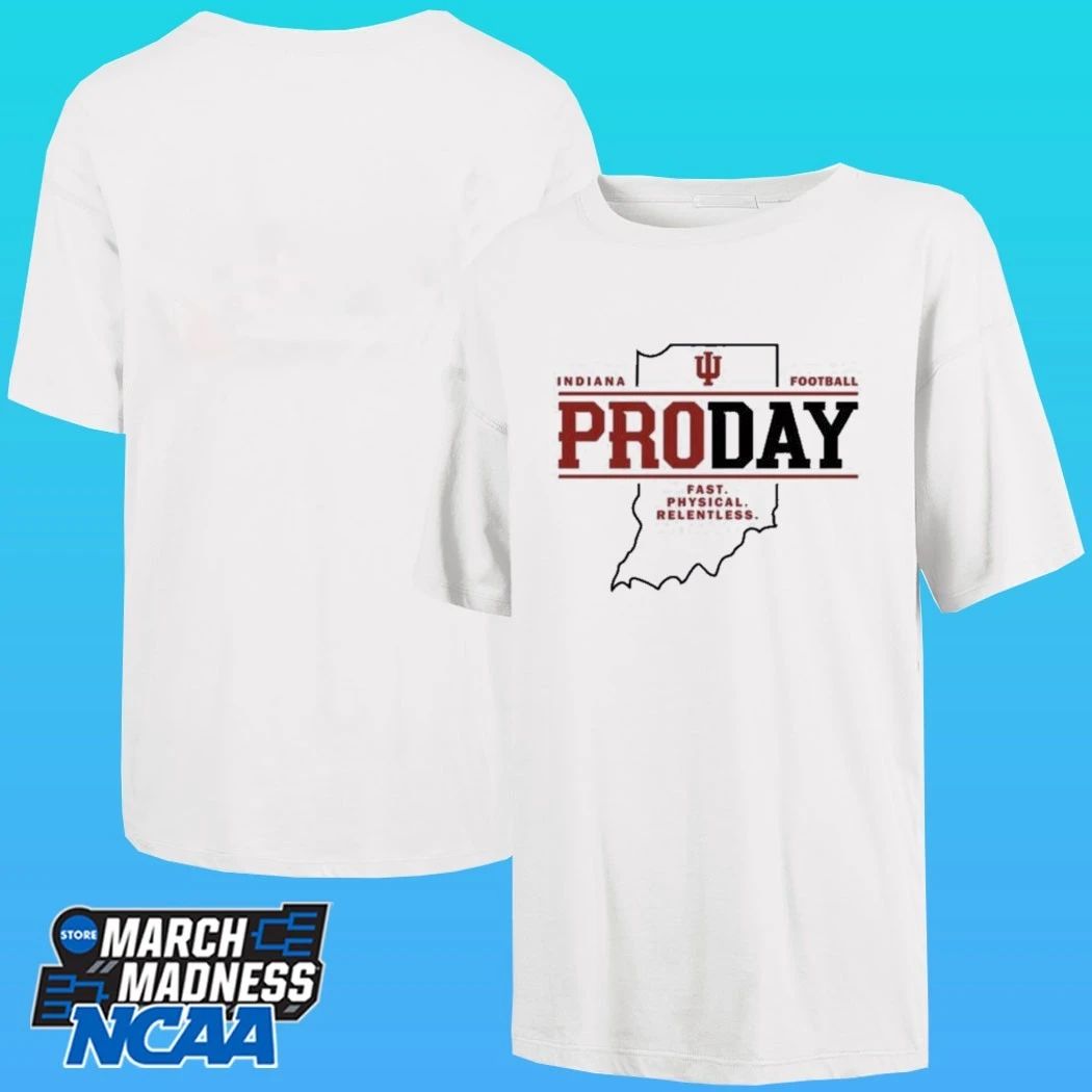 Fernando Mendoza Indiana Pro Day Football Shirt