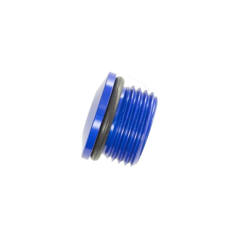 Redhorse Performance 8814-08-1 Low Profile ORB Port Plug, -8, Blue