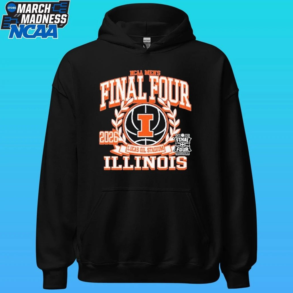 Illinois Illini Final Four 2026 Men’s Basketball Lucas Oil Stadium Shirt