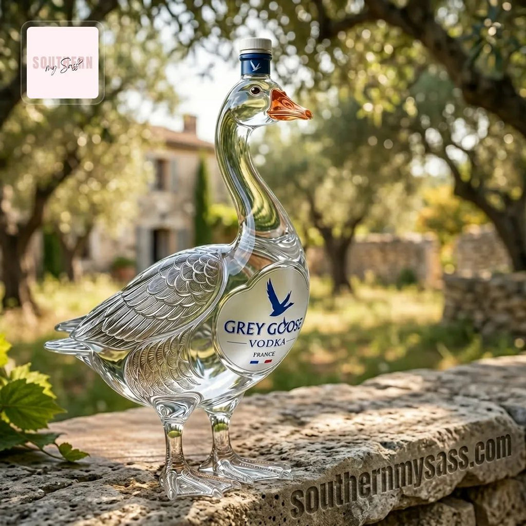 Grey Goose Vodka Premium Whiskey Bottle