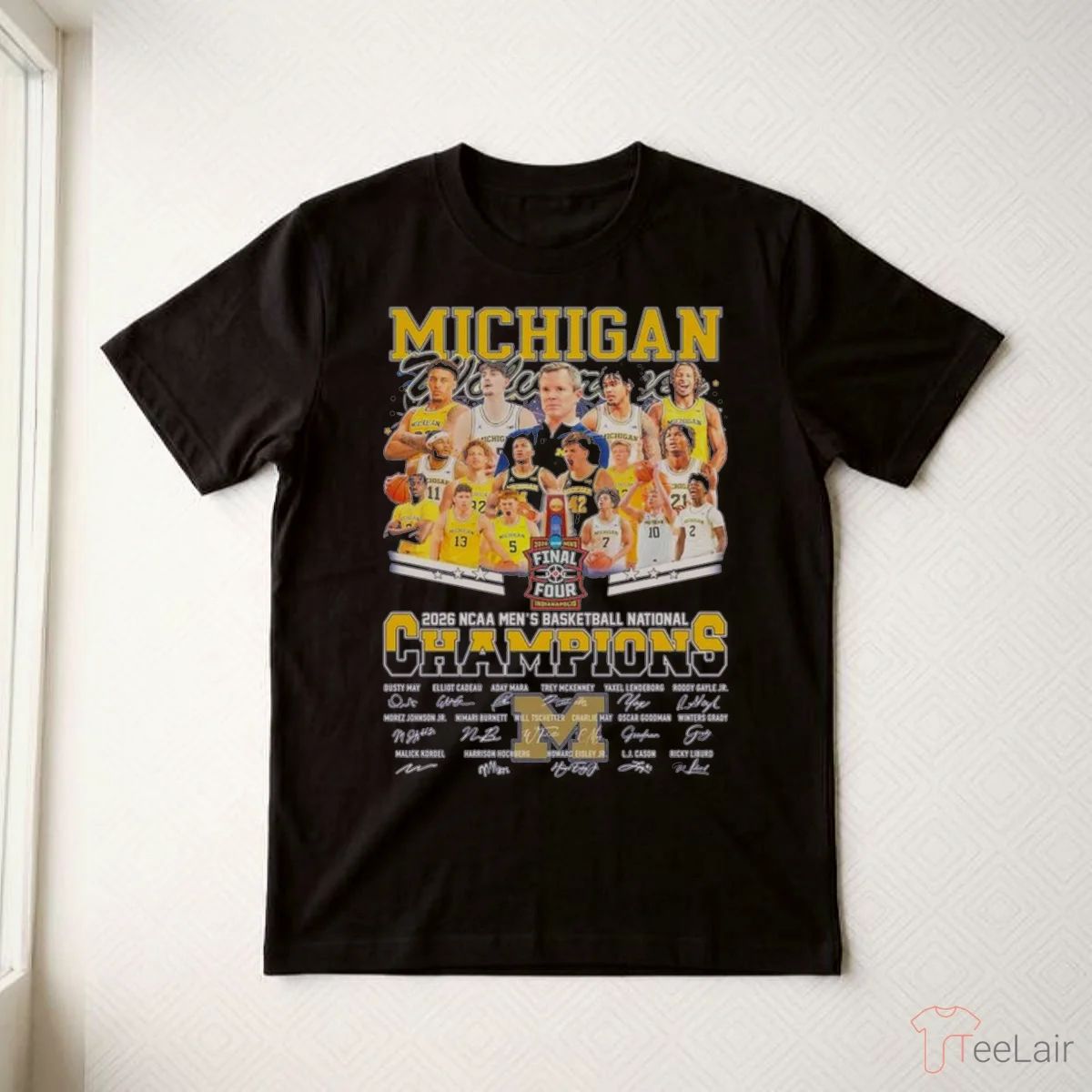 Michigan 2026 Ncaa Men’S Basketball National Champions Shirt