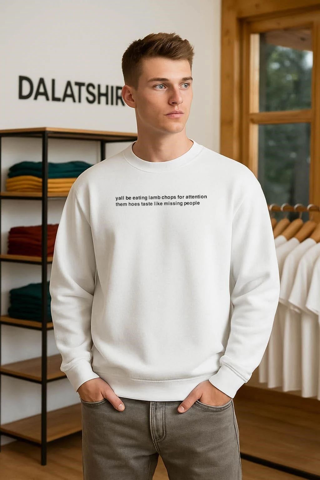 Y’all be eating lamb chops for attention shirt