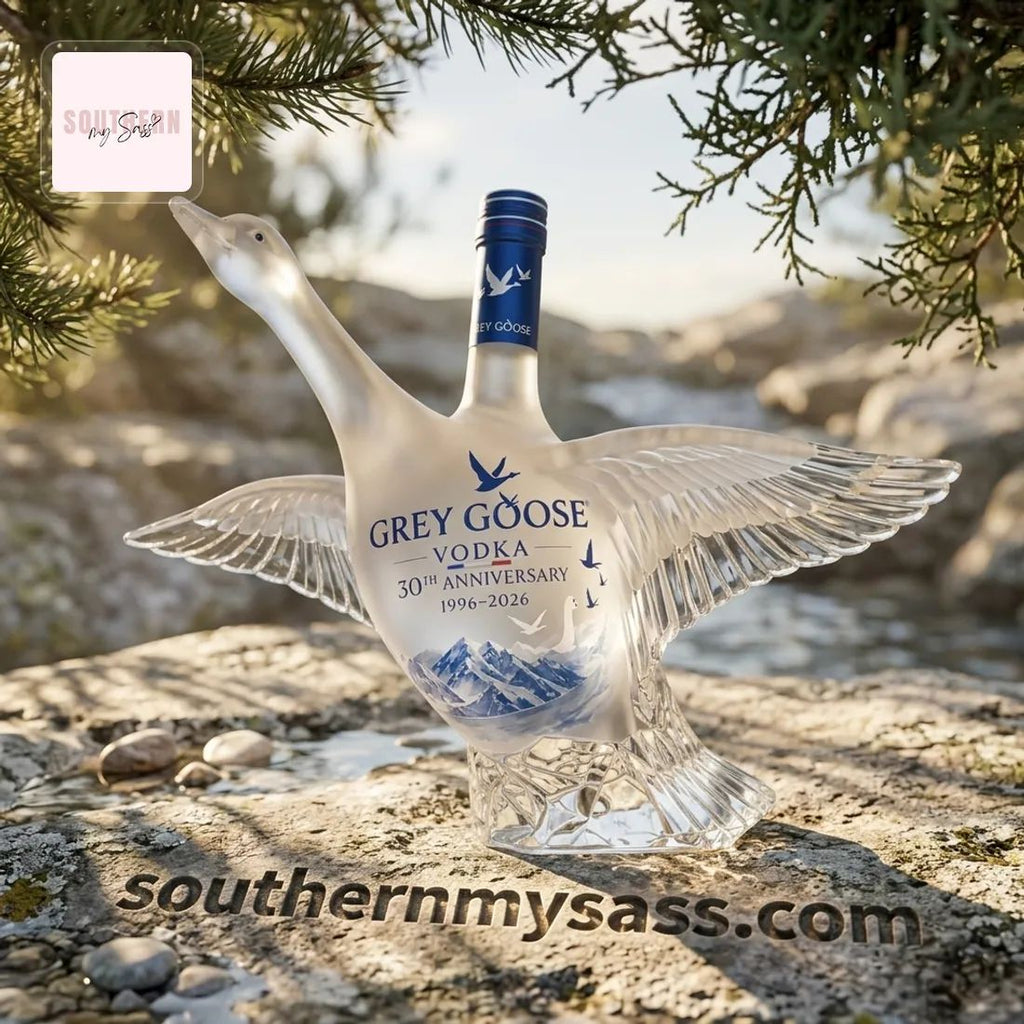 Grey Goose 30th Anniversary Limited Edition Commemorative Whiskey Bottle