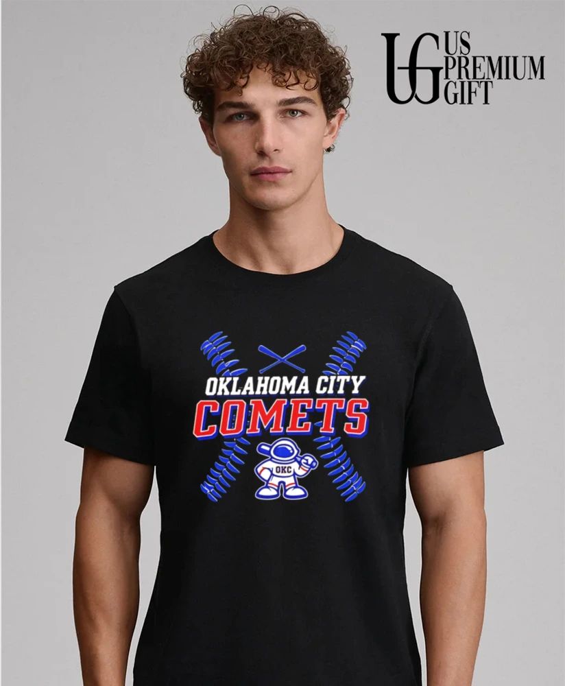 Oklahoma City Comets Baseball Team logo shirt
