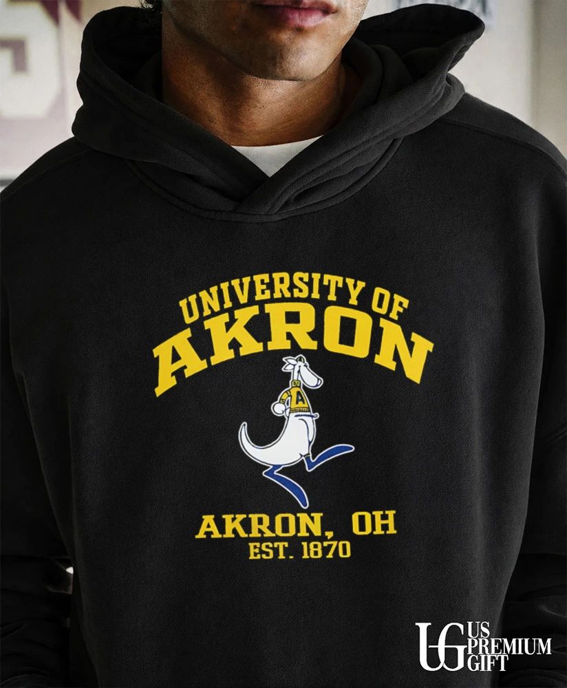 University Of Akron Zips Akron OH Est 1870 mascot shirt