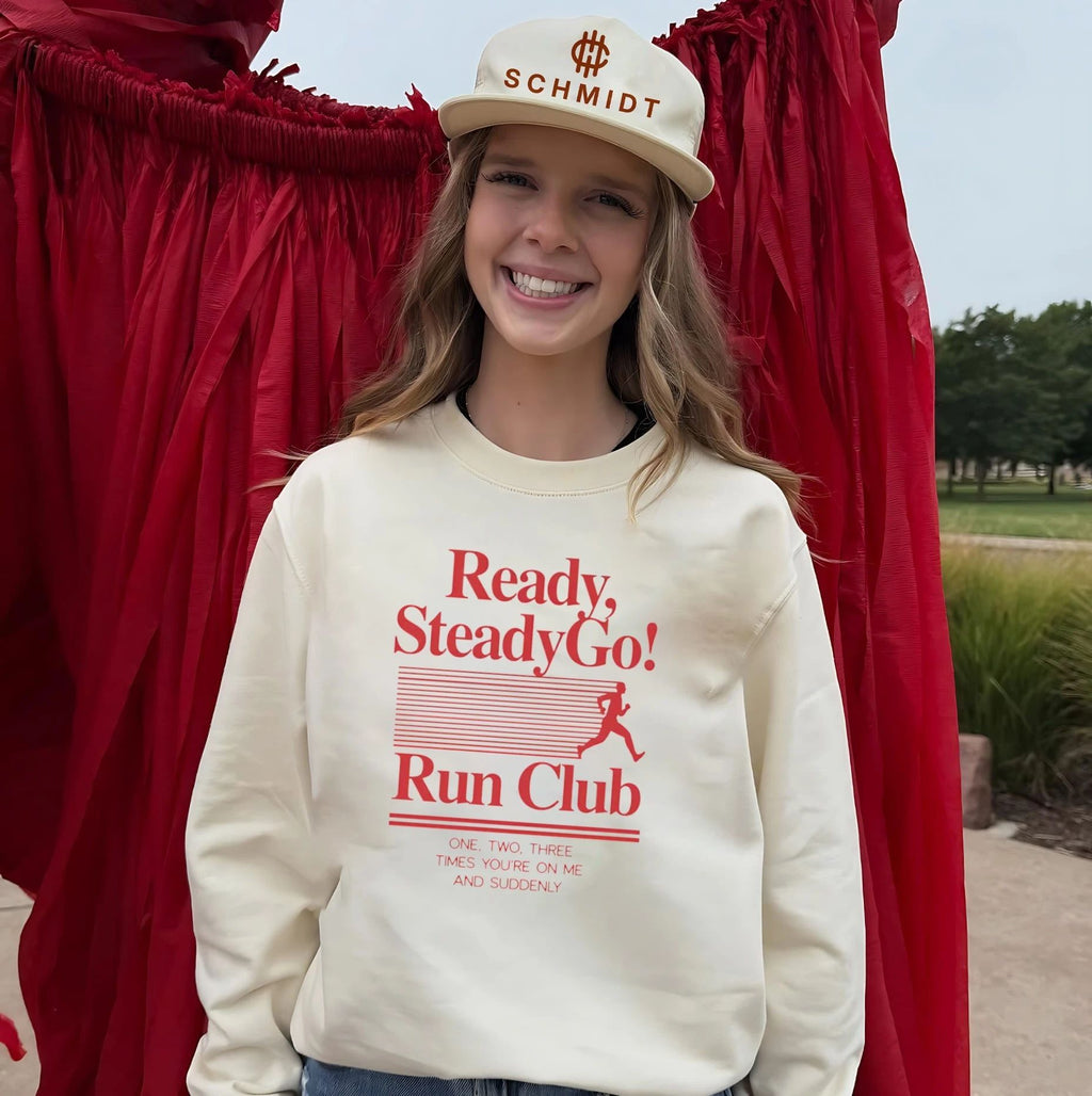 Ready Steady Go Run Club One Two Three Times You’re on Me shirt