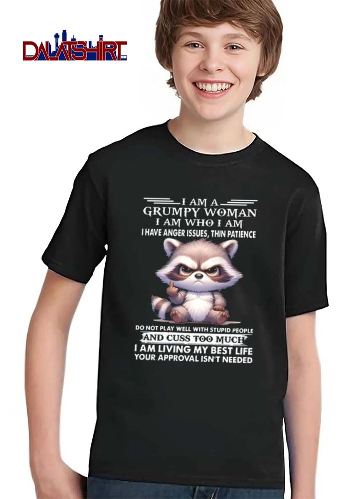 I Am A Grumpy Woman I Am Who I Am I Have Anger Issues Thin shirt
