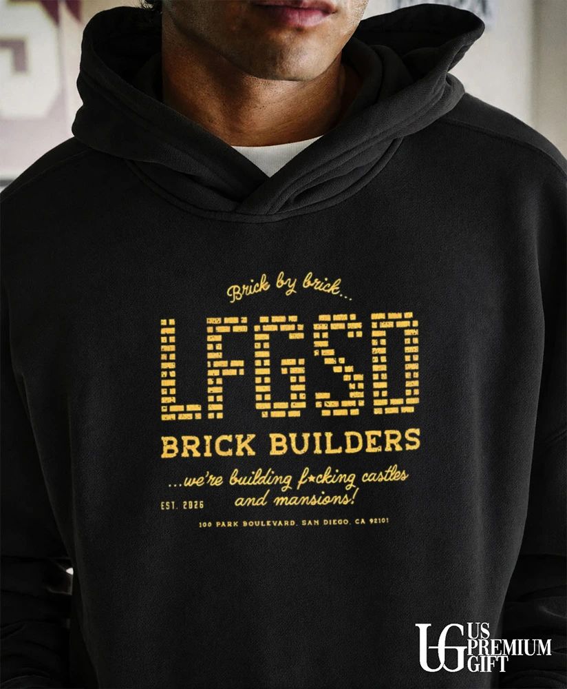 Brick by brick LFGSD Brick Builders Est 2026 San Diego Padres baseball shirt