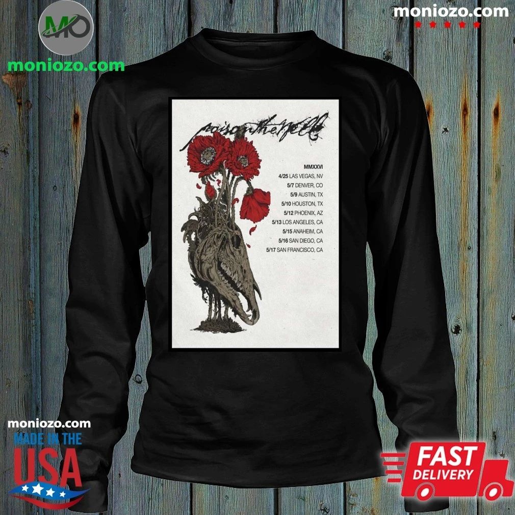 Poison The Well Peace In Place Tour 26 Poster Shirt