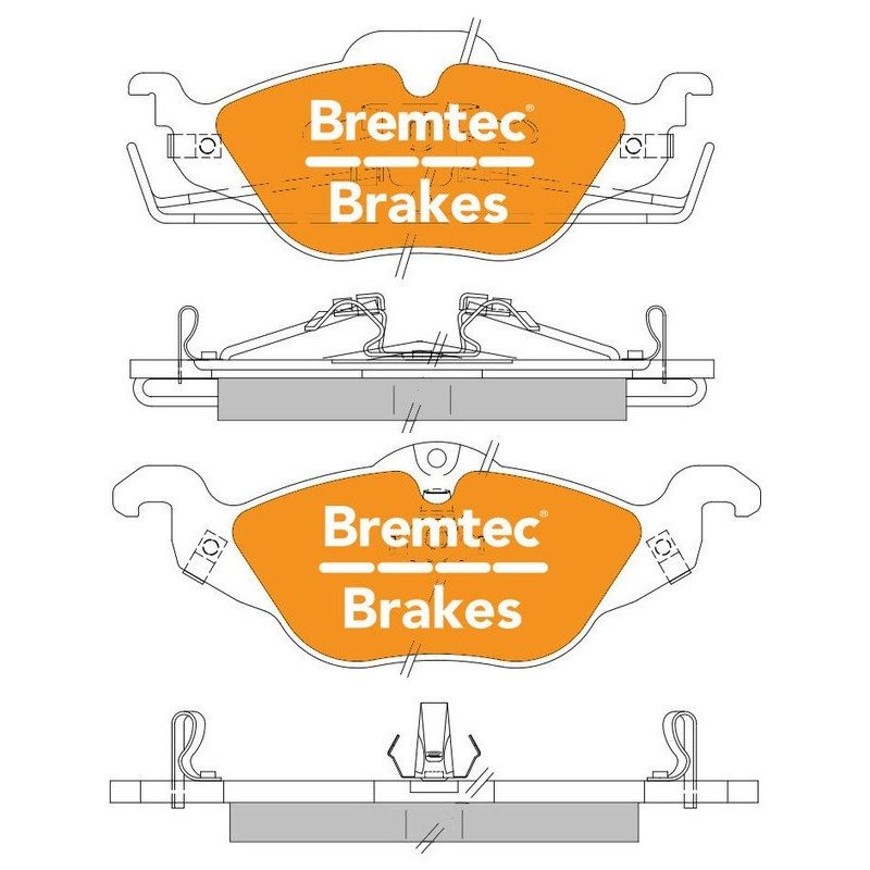 Bremtec Pro-Series Brake Pad BT621PRO