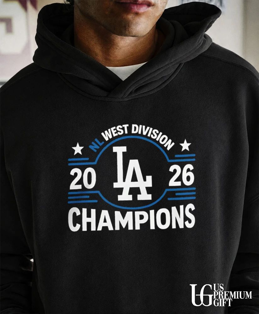 Los Angeles Dodgers NL West Division Champions 2026 shirt