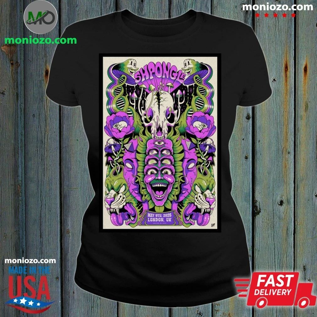 Original Shpongle London Troxy, 09 May 2026 Poster Shirt