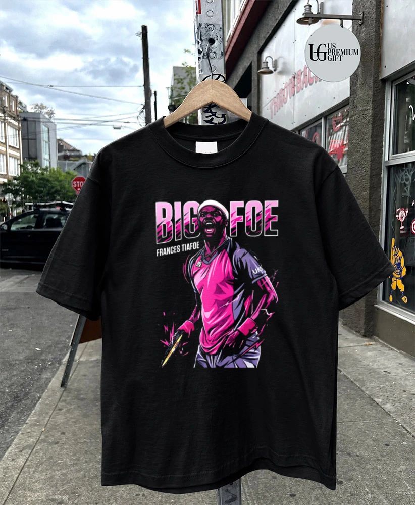 Frances Tiafoe Big Foe Tennis scream shirt