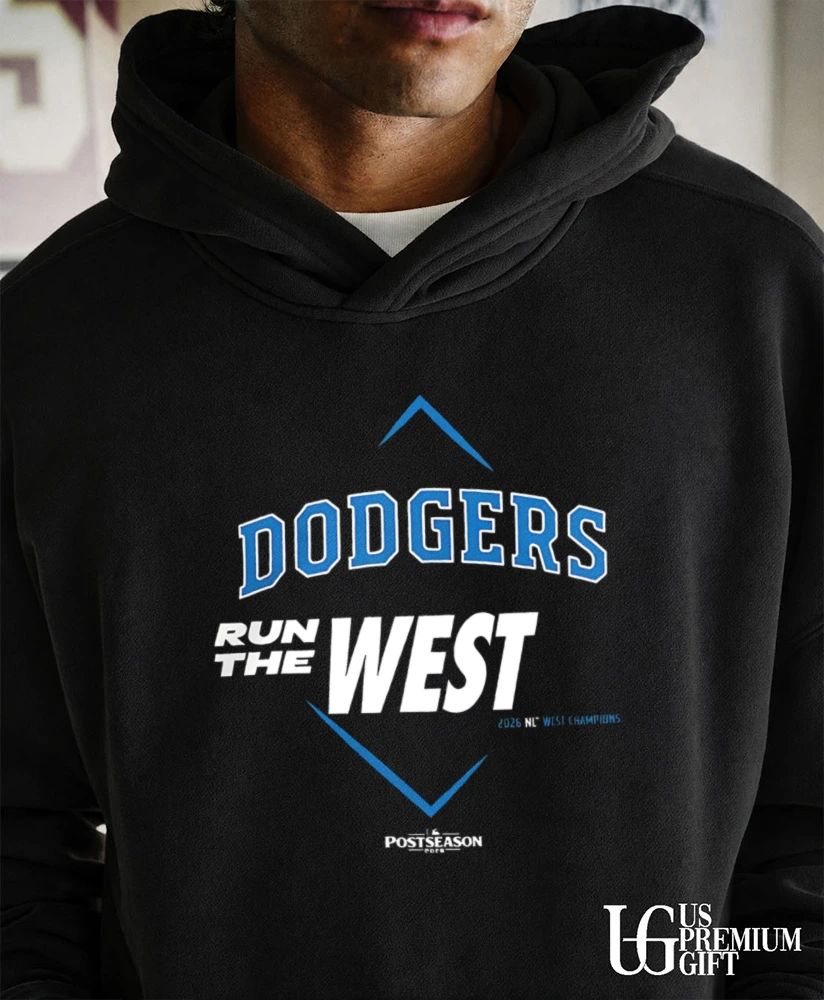 Run The West Los Angeles Dodgers 2026 NL West Division Champions shirt